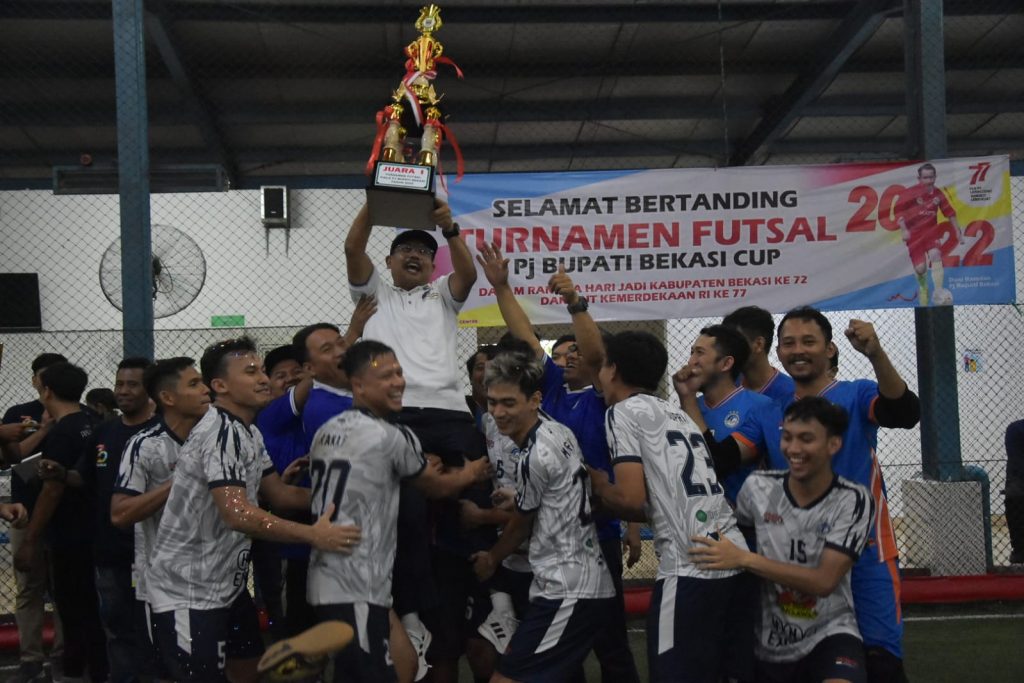Adu Gengsi Lewat Tournament Futsal Piala Bupati Bekasi, PDAM TB Turunkan 3 Atlet Terbaiknya