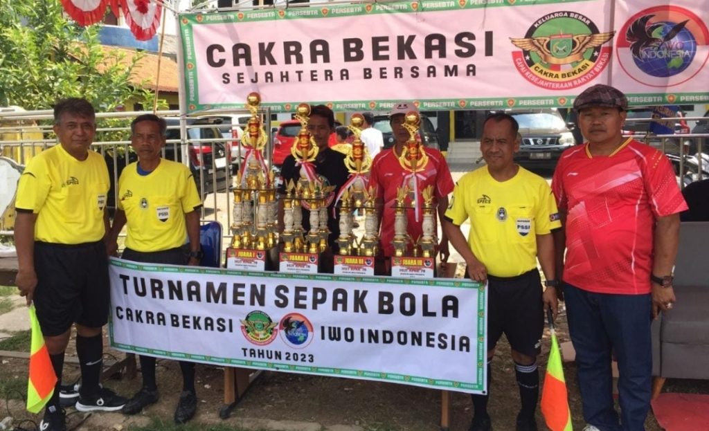 Meriahkan Hut Kab Bekasi dan Hut RI, 8 Tim Berebut Piala Cakra Cup