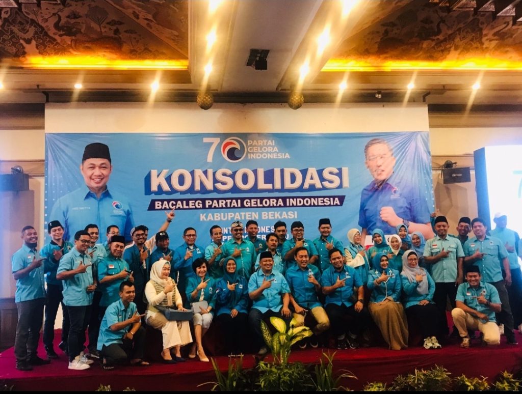 Bacalegnya Kader Unggulan, Partai Gelora Pede Bisa Rebut 7 Kursi DPRD Kab Bekasi