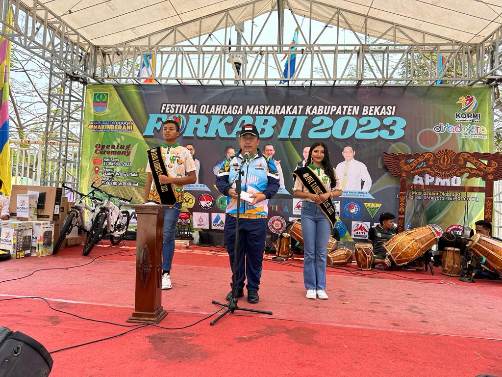 Buka FORKAB 2023, Sekda Dedy; Pemkab Bekasi Akan Tambah Anggaran KORMI Kab Bekasi Tahun Depan