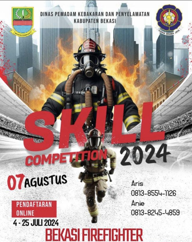 Skill Competition Fire Fighter Jilid II Bakal Di Gelar Damkar Kab Bekasi, Catat Tanggalnya!!