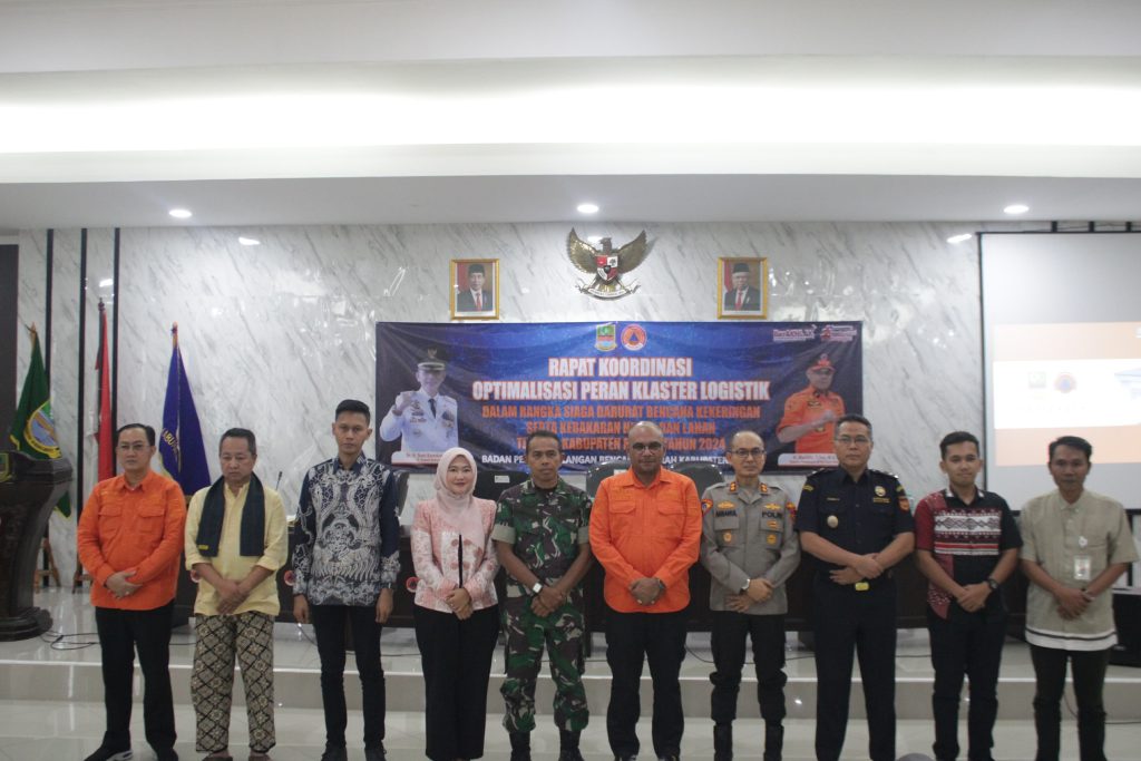 BPBD Kab Bekasi Optimalkan Peran Cluster Logistic Menghadapi Musim Kemarau Mendatang