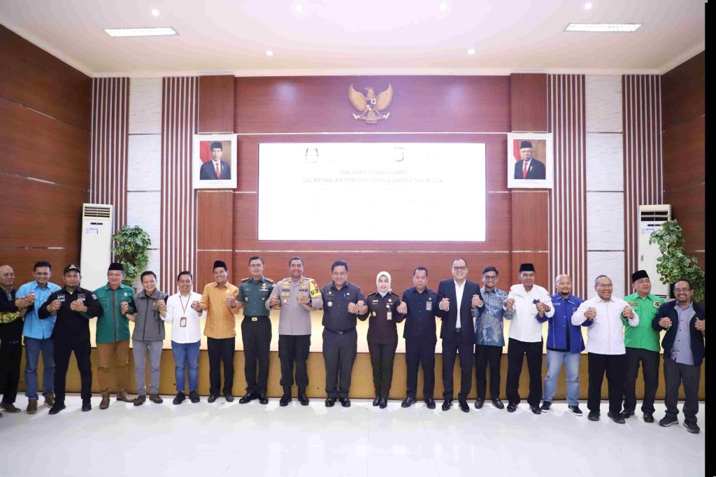 Pemerintah Kabupaten Bekasi Dukung Deklarasi Damai Pilkada 2024