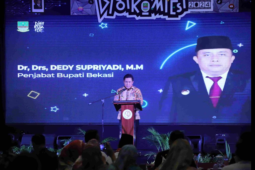 Pj Bupati Bekasi Resmi Membuka Digikomfest 2024, Dorong Keterbukaan Informasi Publik