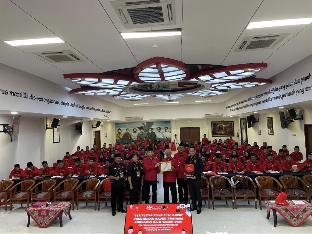Tumbuhkan Pemahaman Ideologi Dan Kepartaian, PDI P Kab Bekasi Gelar PKP Angkatan II