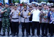 Kapolres Metro Bekasi Pimpin Apel Personel Gabungan Operasi Ketupat Jaya Amankan Arus Mudik 2026