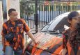 Kesal Proyek Pengaspalan Tak Kunjung Di Bayarkan Pemdes Karang Rahayu, PP Karang Bahagia Gembok Kantor Desa