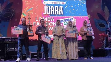 Bapenda Sabet Juara 1, Distarkim Dan Disdik Nyusul Di 3 Besar Ajang Fashion Show Gebrak Vol.2