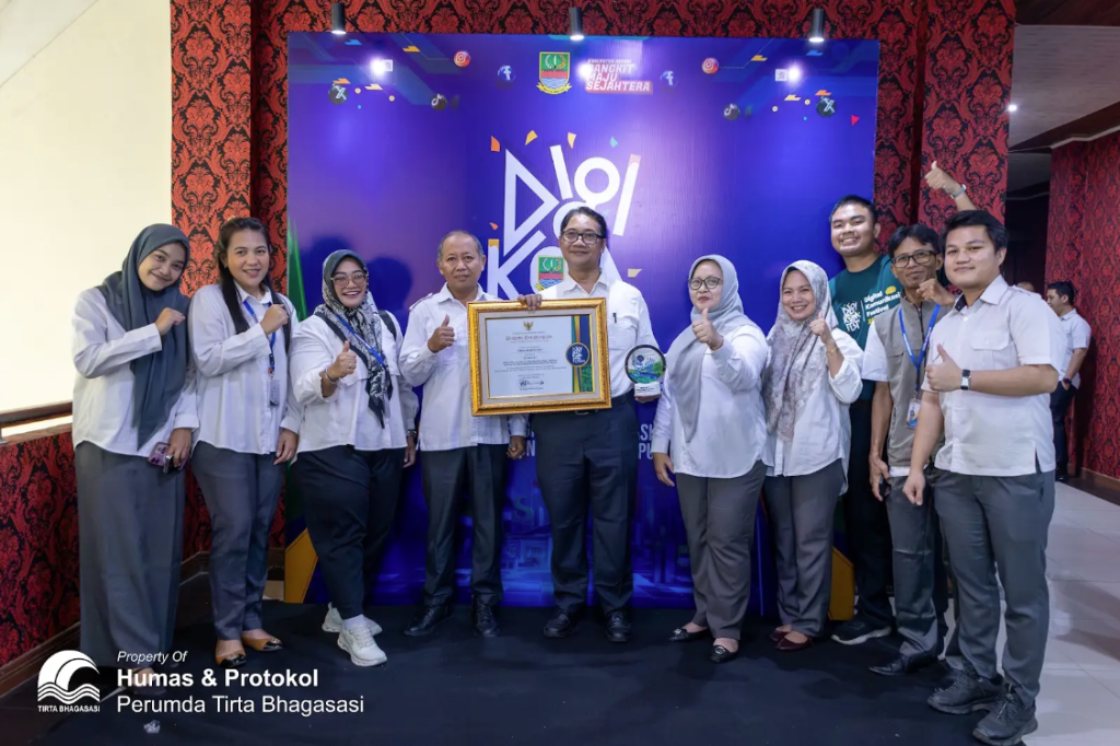 Perumda Tirta Bhagasasi Raih Terbaik I Pengelolaan Media Sosial DigiKom Fest 2026