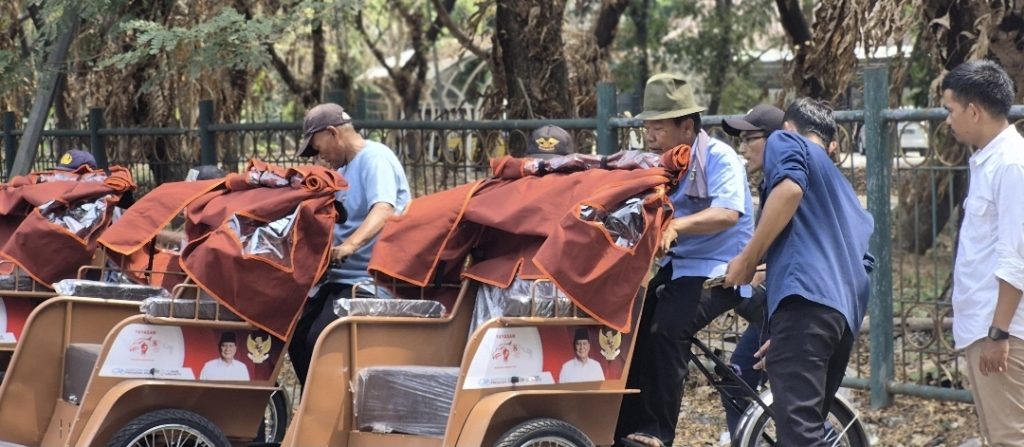 Dapat 190 Becak Listrik Gratis Dari Presiden Prabowo, Dishub Kab Bekasi Siapkan Pelatihan